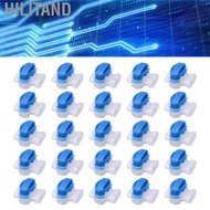 Hilitand 25 Pcs Electrical IDC 3 Hole Insulation Displacement Connector Strong Sealing Pigtail for W