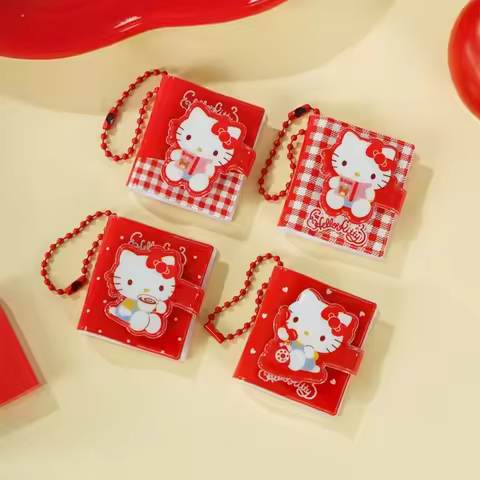 Genuine Sanrio Hello Kitty Mini Notebooks Cartoon Hello Kitty Portable Diary Cute Student Pocket Pla