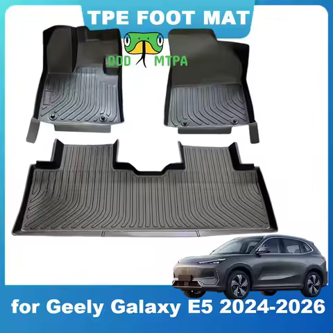 for Galaxy E5 TPE Floor Mats for Geely for Galaxy E5 2024 2025 2026 Foot Mats TPE