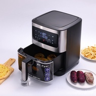 🚓Air fryerLarge Capacity Air Fryer8.8LVisual Electric Fryer Multi-Function Fries Machine Electric Oven