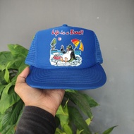 VINTAGE HAT L1FE 1SA B3ACH TRUCKER