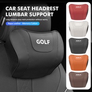 Automotive Pad Seat Car Headrest Memory Foam Neck Protector Pillow For Volkswagen VW Golf Jetta Passat mk4 mk5 mk6 CC B5 B6 B7 Golf