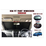 PERODUA ALZA OEM Custom-Fit Car Front Windshield Sunshade Customized Shade Window Foldable Reduce He