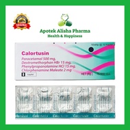 Calortusin Tablet Strip / Box - Kalortusin Kaplet Obat Batuk / Flu Pilek / Panas Demam
