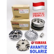 Pulley Set Yamaha Avantiz Solariz Scooter Front Rear Indonesia Original Pully Fan Cover Bush Roller 