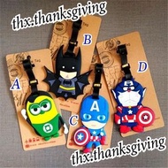 蝙蝠俠 姓名牌 Batman 人名牌 marvel 美國隊長 飾物 Captain America 書包 吊飾 掛飾 Luggage Tag 行李掛牌 姓名牌 文具 行李牌 旅行袋掛牌 飾物 兒童禮物