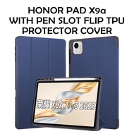 Honor Pad X9a With Pen Slot Holder Casing Honor Pad X9a Case Honor Pad X9a Soft TPU Pen Holder Flip 