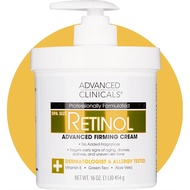 435ml Advanced Clinicals Brightening & Hydrating Body Lotion Vitamin C Collagen & Shea Butter for Gl