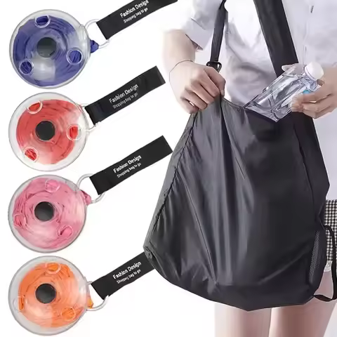 Home Foldable Retractable Supermarket Shopping Storage Bag Environmentally Friendly and Reusable Pou