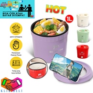 Klik-Beli Elektrik Cooking Pot Mini Rice Cooker 1.2L Anti Lengket / Panci Listrik Kompor Multifungsi Hot Pot Portable