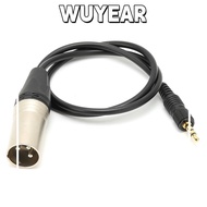 IWUYEAR 3.5mm to 3pin XLR Cable, 1/8inch TRS Male to 3pin XLR Male Locking Connector Balanced Audio 