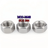 Hex Nut  304 Stainless Steel Hexagon Nut DIN934 / Hex Nut DIN934 | SUS 304 Stainless Steel Grade A2-