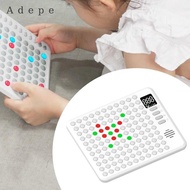 Adepe 9 Strategy Board Games Toys Voice Prompt Leadership Smart 4 in A Row Game for