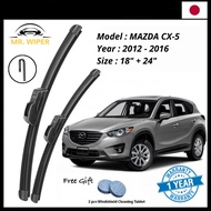 🔥MR WIPER🔥 MAZDA CX-5 CX5 (2012-2016) MR WIPER JAPAN TECHNOLOGY WIPER BLADE WINDSCREEN WIPER