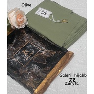 Plain zaryta RANDOM tudung bawal bawal selapis square hijab