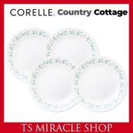 CORELLE ชุดจานกลมกระท่อมชนบทขนาดกลาง4P ใช้บนโต๊ะอาหารจานกลม