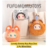 GANTUNGAN (Ready Instant) Lovely Emma Rua Rua Zoo Vinyl Face BLIND BOX Keychain Gift bag Keychain