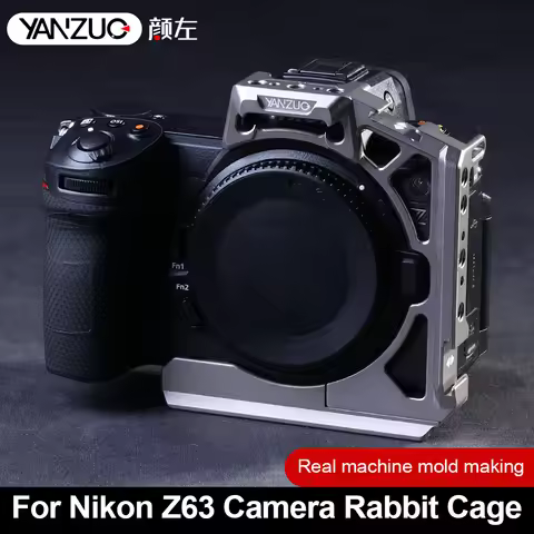 YANZUO For Nikon Z63 Digital Slr Camera Z6iii Video Stabilizer Quick Board Half Cage Accessory Alumi