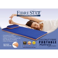 Fibre Star Coconut Fibre Portable Mattress with Pillow - Single