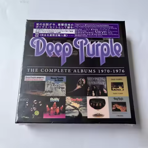 British Rock Band Deep Purple Complete Album 1970-1976 10CD Heavy Metal and Modern Hard Rock Pioneer