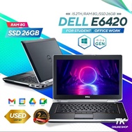 Laptop DELL Latitude EE6410 - LCD 14.1" - Intel® i7 M620 / 8GB RAM & SSD 256GB) used