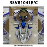 Rapido Cover Set Honda RS150R V1 V2 V3 BATIK Design RS150 Body Set RS150 R Motor Accessories Coverse