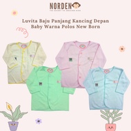 Luvita Baby New Born Long Shirt with Front Buttons (3 pcs)