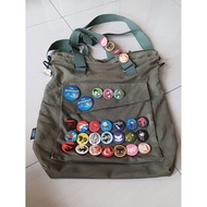 Beg legend sling bag kain jeans tebal