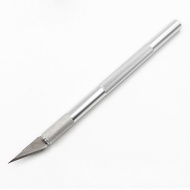 Pisau Ukir Seni 5 isi Cutter Hobby Crafting Art Knife Metal Handle Blade Pisau Bonsai Sayat Ukir Pen