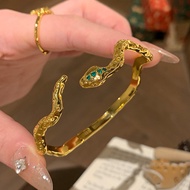 Benming Year Snake Bracelet Exaggerated Snake-Shaped Bracelet Open Bracelet Bracelet Bracelet Jewelr