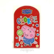 Peppa Pig - PEPPA PIG 小豬佩奇 港版 賀年 紅色 利是封 6個裝 紅封包 紅包 壓歲錢 新年 粉紅豬小妹 (B款)