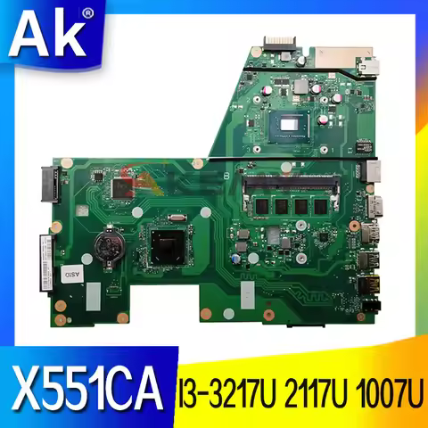 X551CA Mainboard For ASUS X551C X551CAP F551C F551CA R512C R512CA Laptop Motherboard 1007U/2117U/I3-