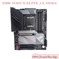 For Z690 AORUS ELITE AX DDR4 motherboard 128GB LGA 1700 PCI-E 5.0 Mainboard Tested Fully Work