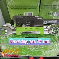 kunci ring pas Tekiro 17 mm combination wrench kunci ring kunci pas 17mm