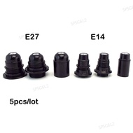 5pcs AC 220v E27 E14 half full tooth Screw light Table Lamp Base socket Plug Replacement Bulb Holder