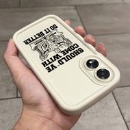 Case For OPPO A18 A38 A2x Three-Color Silicone Shockproof Phone