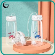 APPEAR Hands-Free Baby Bottle, with Straw Brush Gravity Ball Feeding Bottle Set, Normal-Neck 8oz/240