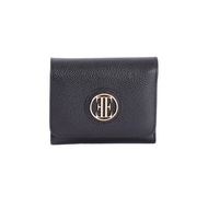 ELLE LUXURY กระเป๋าธนบัตร 3 พับสั้น หนังวัวแท้ 100% มี 2 สี EWW181625