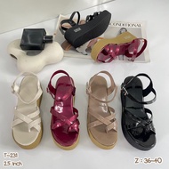NIWA SHOES Fashion Wedge Sandals Height 2.5 Inches ️ Model T-231