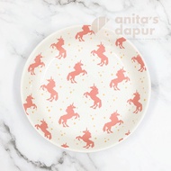Pinggan Reka Bentuk Signature Unicorn/Signature Design Unicorn Plate (8inch)