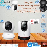 Local Warranty - TP-Link Tapo Camera 360 Pan Tilt CCTV Home Security Wi-Fi Camera Smart App TC70 / C210 / C211 / C225