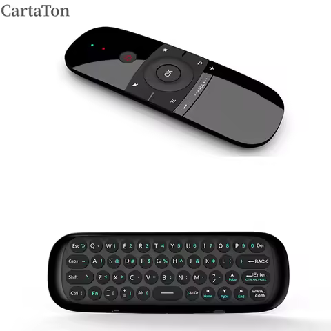 W1 Air Mouse 2.4G Wireless Keyboard and Mouse With Gyro Sensing Games Remote Control for Android TV 