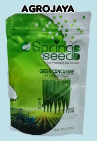 Benih Bendi Green Concubine 338 F1 Hybrid Okra Spring - (50g/100g/ 200g ) 👍 💯