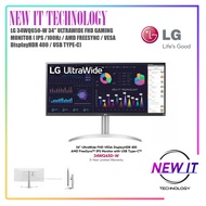 LG 34WQ650-W 34" ULTRAWIDE FHD 1080P GAMING MONITOR ( IPS /100Hz / AMD FREESYNC / VESA DisplayHDR 400 / USB TYPE-C)