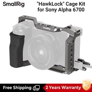 SmallRig Cho Sony A6700: Bộ Cage Gắn Nhanh HawkLock | Đế Gắn Hình Chữ L Tay Cầm Silicon – Gắn Nhanh