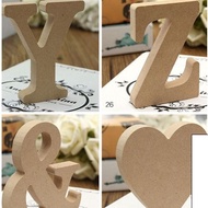 BH ABC Alphabet Letter Tulisan Huruf Besar Hiasan Dinding Decoration Wording Freestanding Wooden