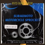 Subakimoto 428 Rear Sprocket Yamaha SRL115 / Lagenda 115 Sprocket Belakang 428-32T  428-33T
