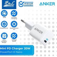 ANKER Charger Mini PD PowerPort III Nano 20W A2633