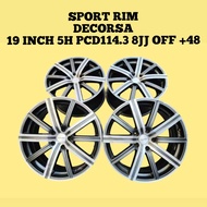 Sport Rim DECORSA 19 Inch 5H PCD114.3 8JJ Offest +48
