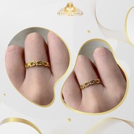 [COD] mydoragold Fashion GOLD Ring Fashion's Anchor Ring GOLD Ring 916.916 GOLD Ring jewellery Fashion Ring GOLD Alloy Christmas Gift